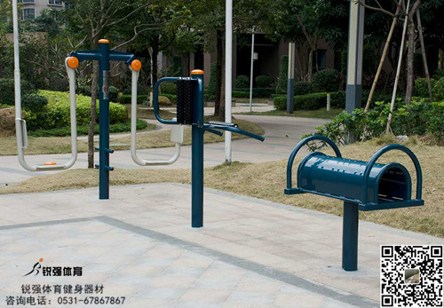 濟南西客站附近小區戶外健身中心